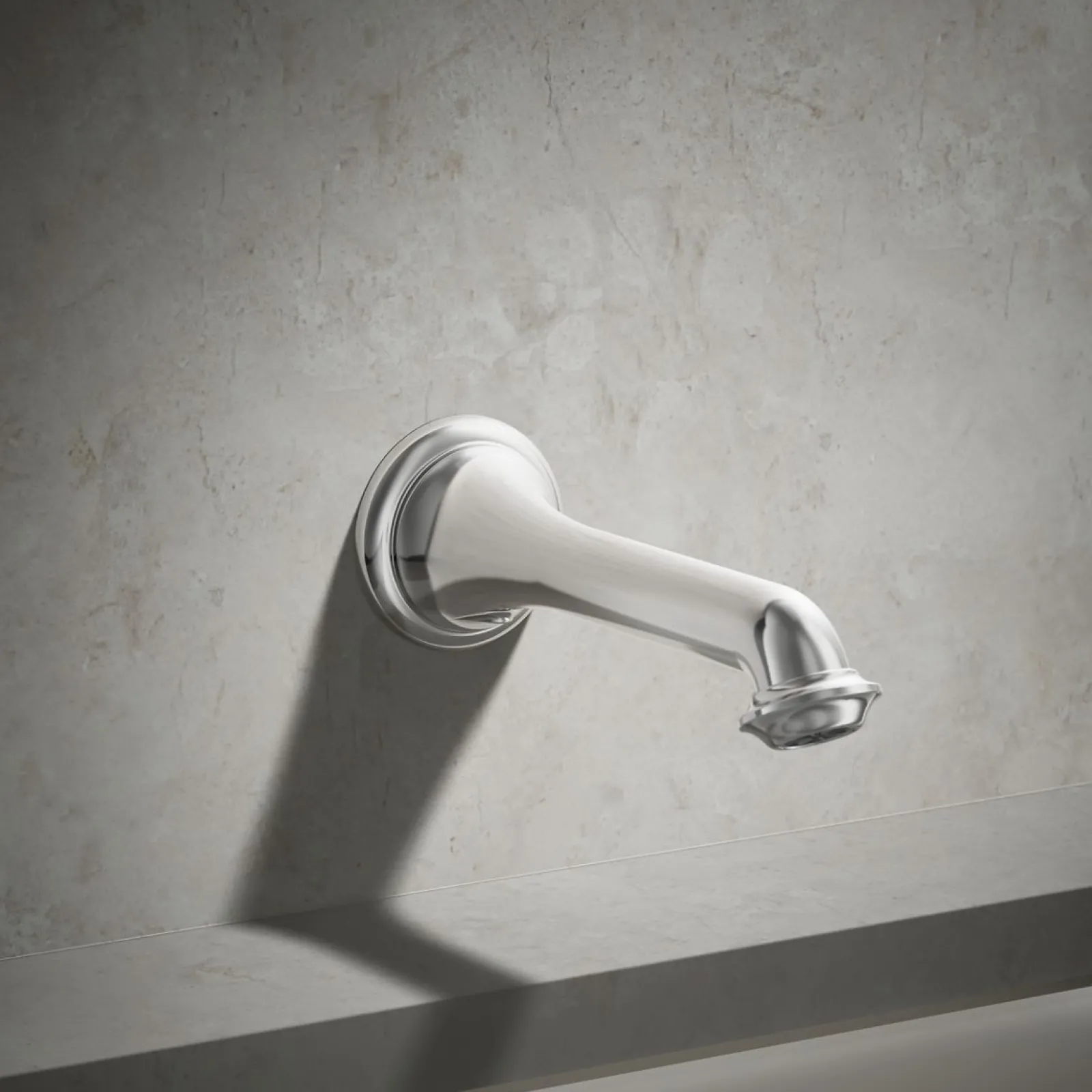 Wall-mount bath spout with turned design^Kohler Discount