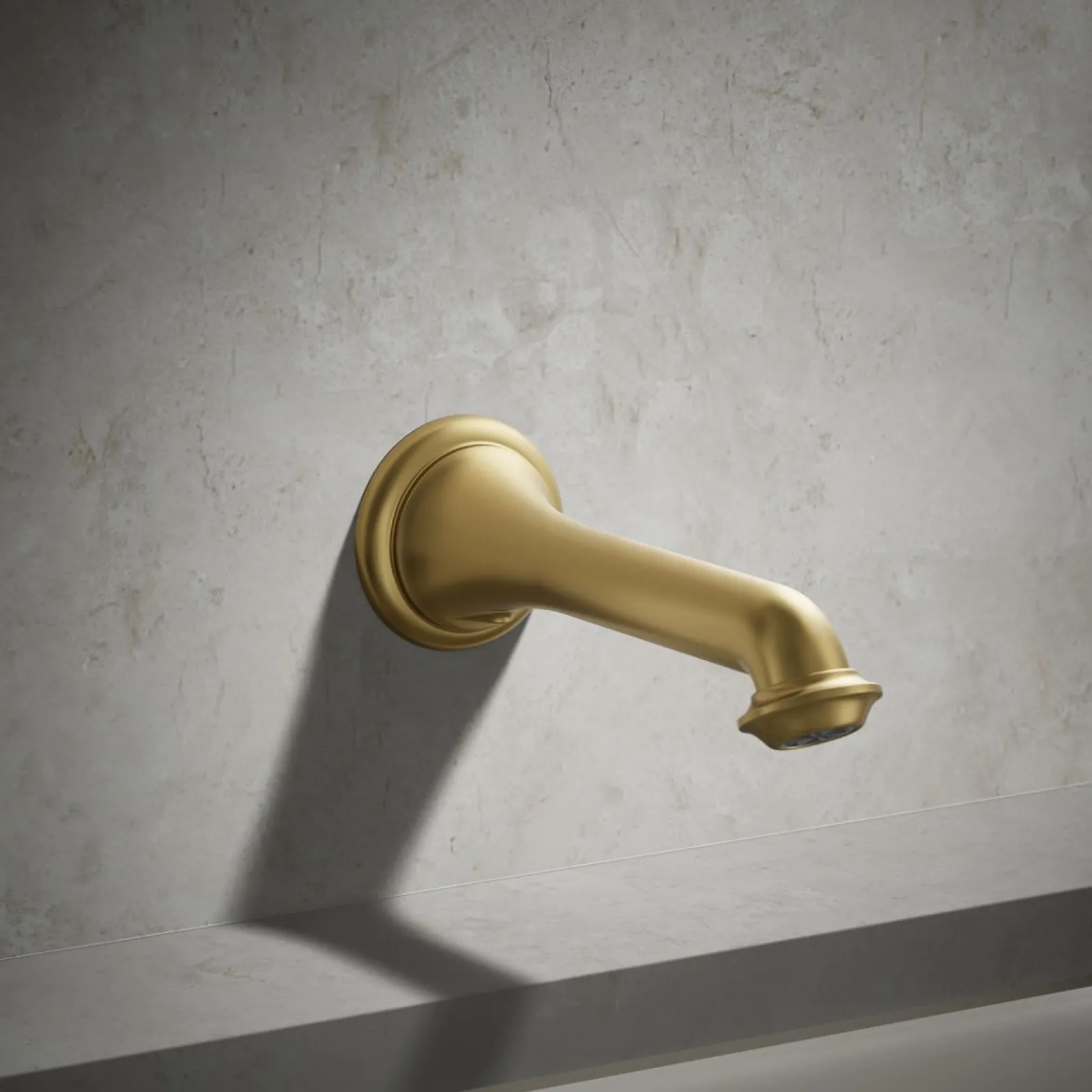 Wall-mount bath spout with turned design^Kohler Discount