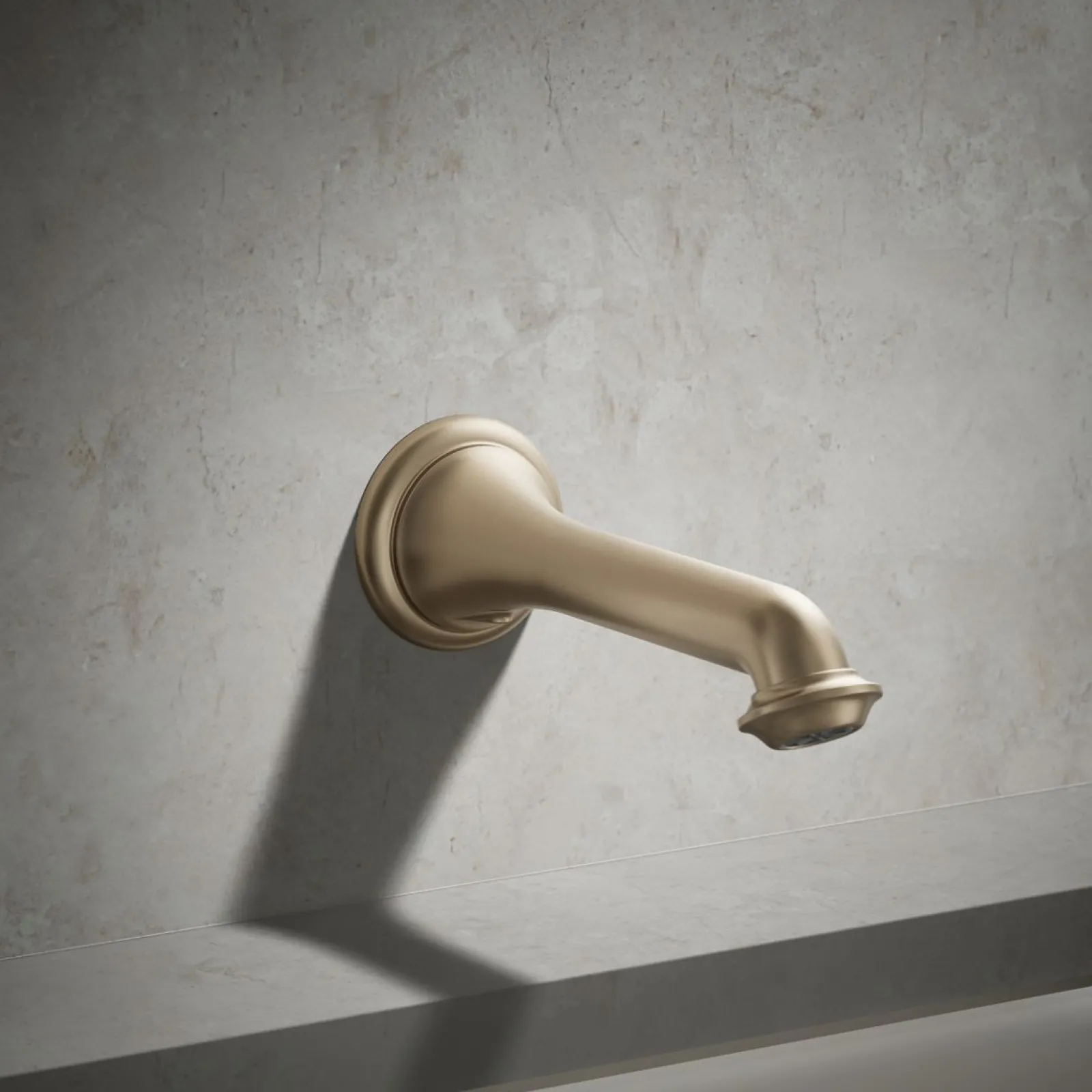 Wall-mount bath spout with turned design^Kohler Discount