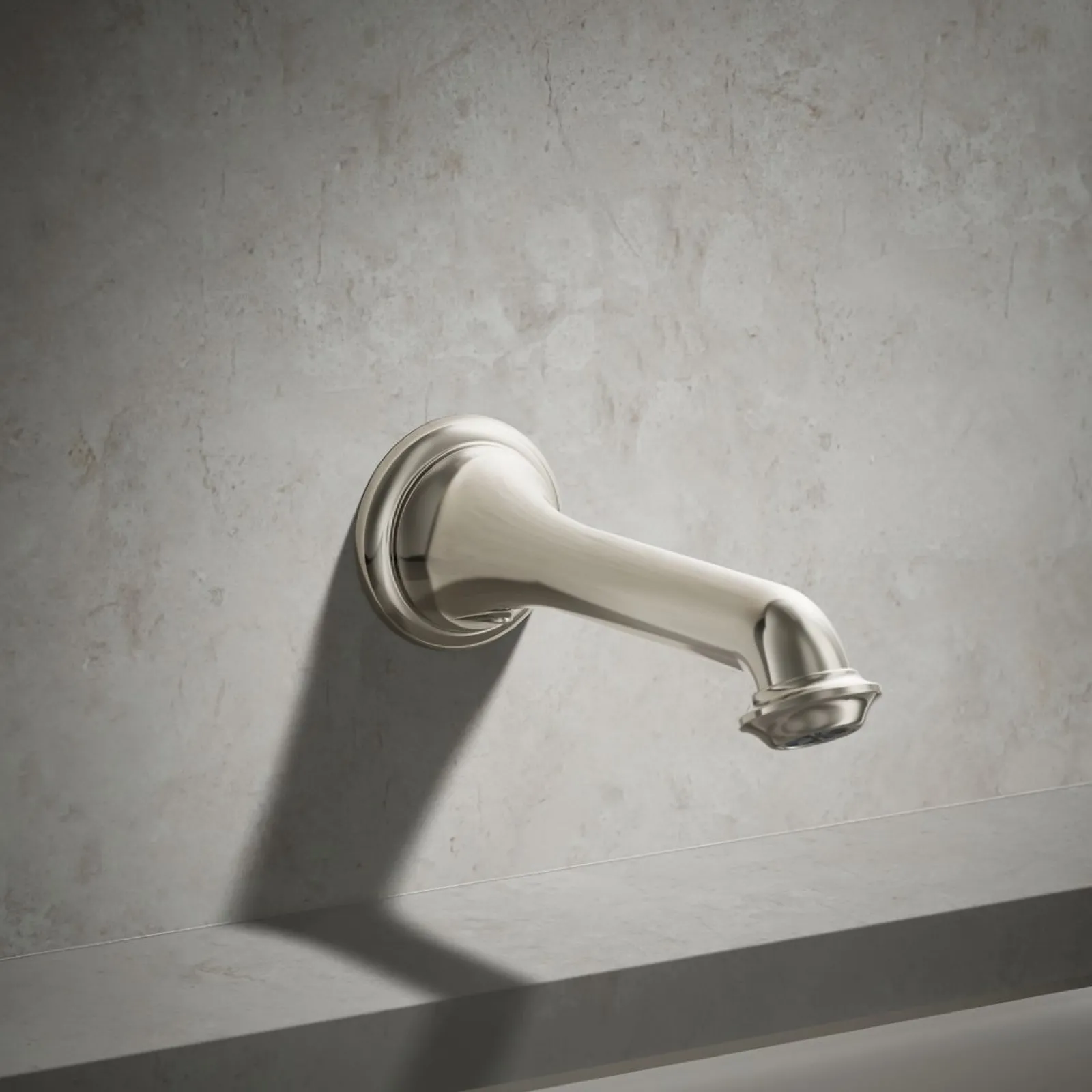 Wall-mount bath spout with turned design^Kohler Discount