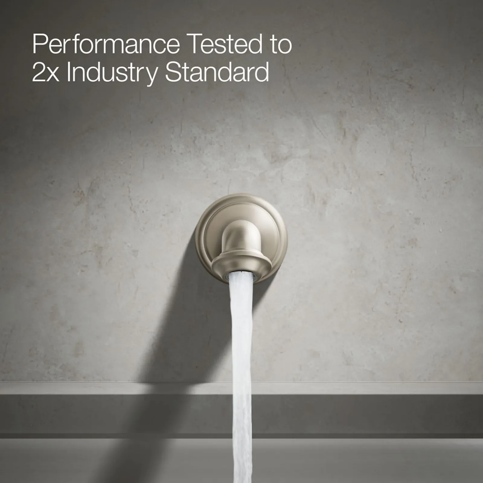 Wall-mount bath spout with turned design^Kohler Discount