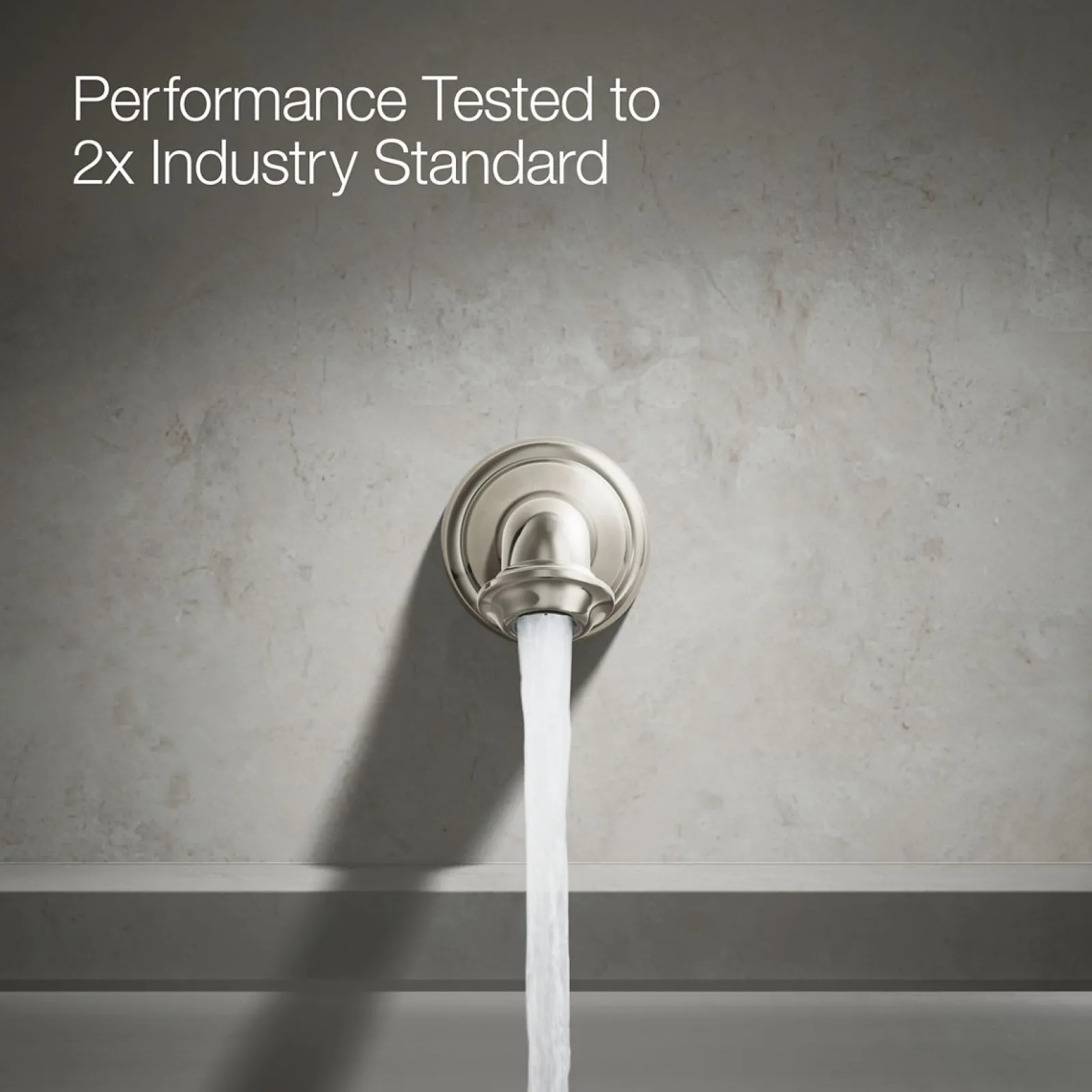 Wall-mount bath spout with turned design^Kohler Discount