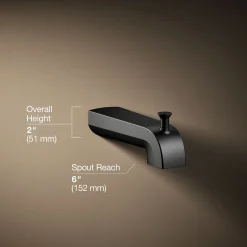 Wall-mount diverter bath spout^Kohler Online