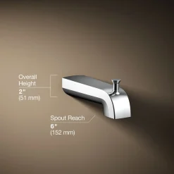 Wall-mount diverter bath spout^Kohler Online
