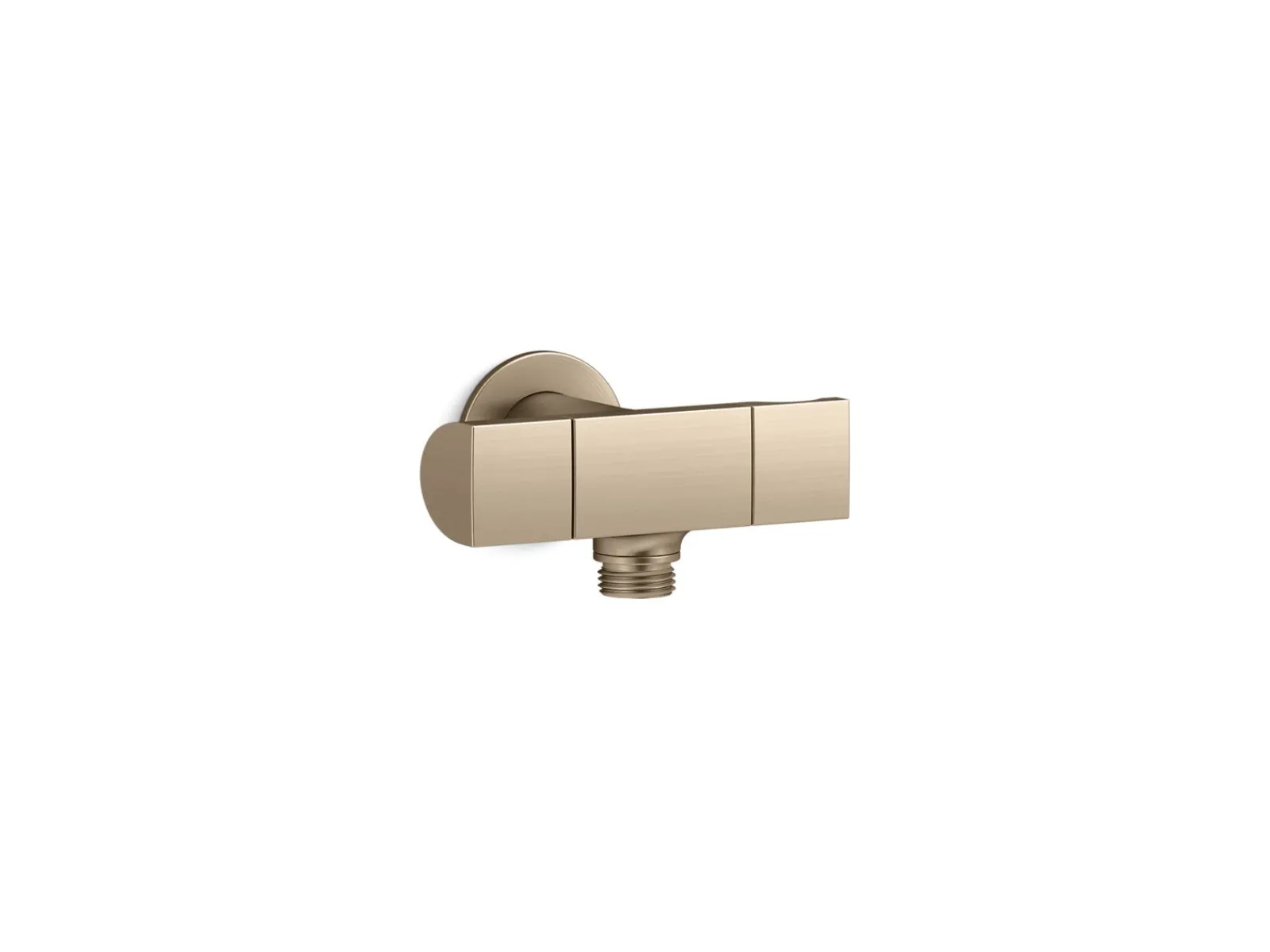 Wall-mount handshower holder with supply elbow and volume control^Kohler Clearance