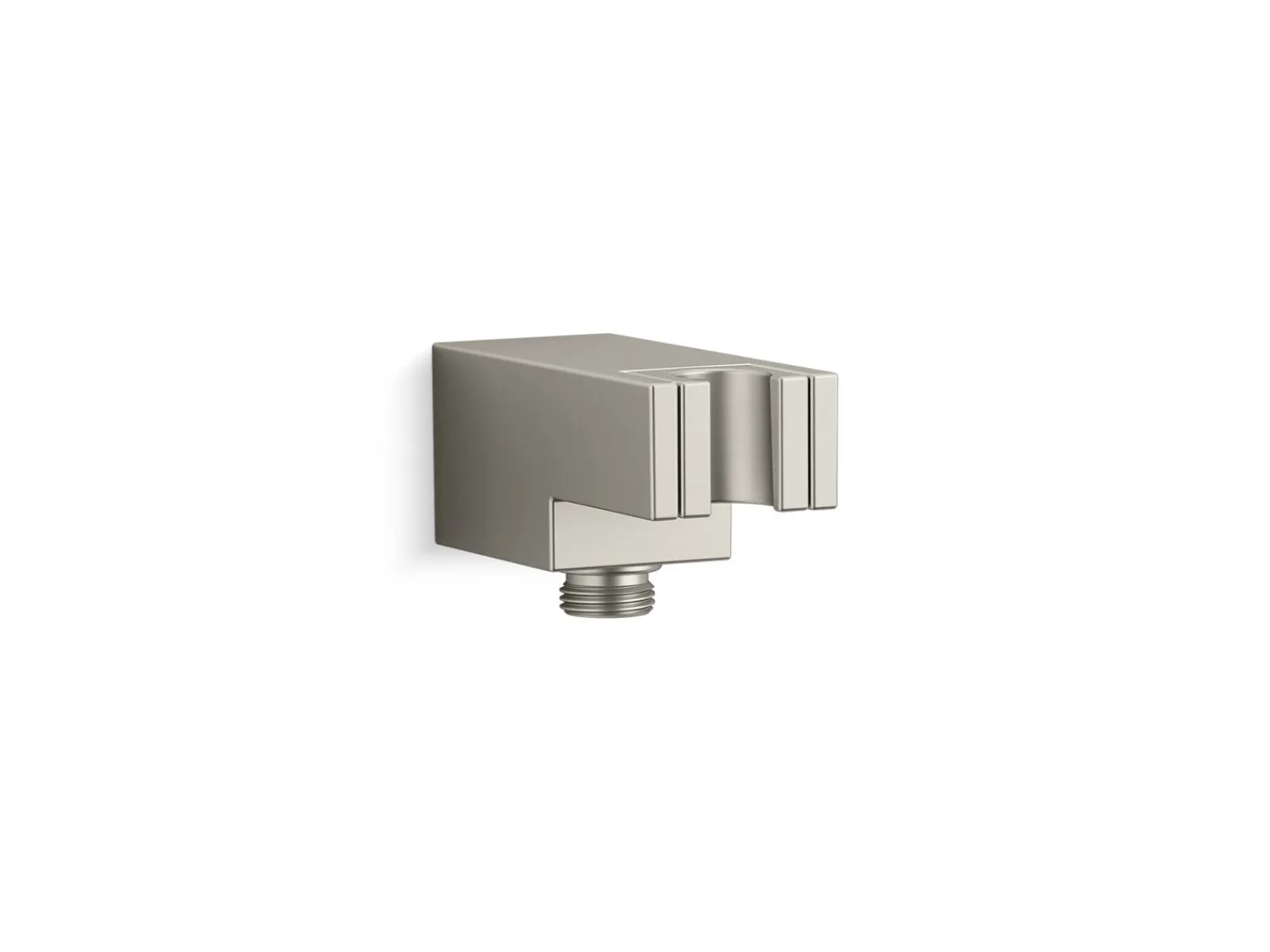 Wall-mount handshower holder with supply elbow and check valve^Kohler Best