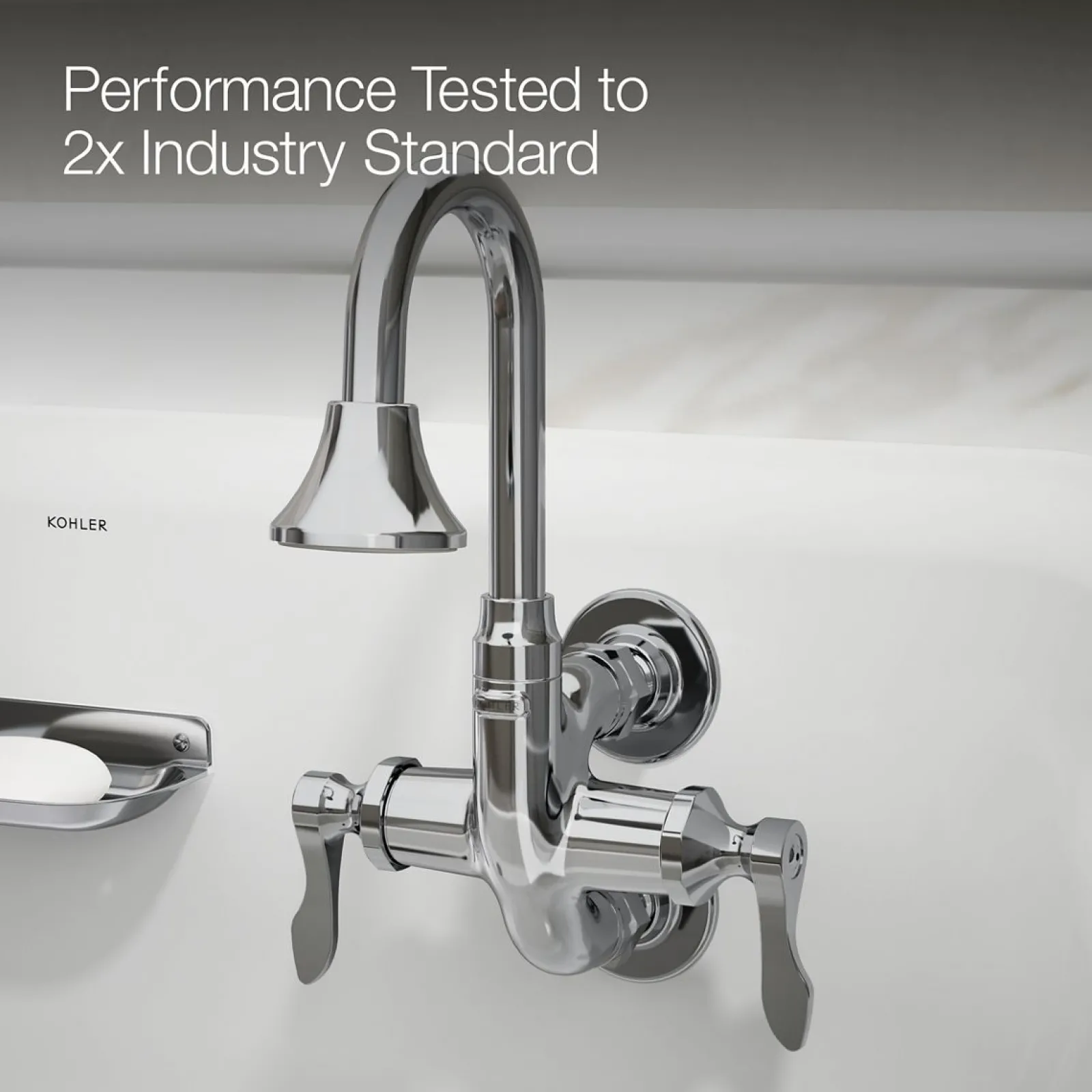 Wall-mount lavatory faucet, 1.2 gpm^Kohler Discount