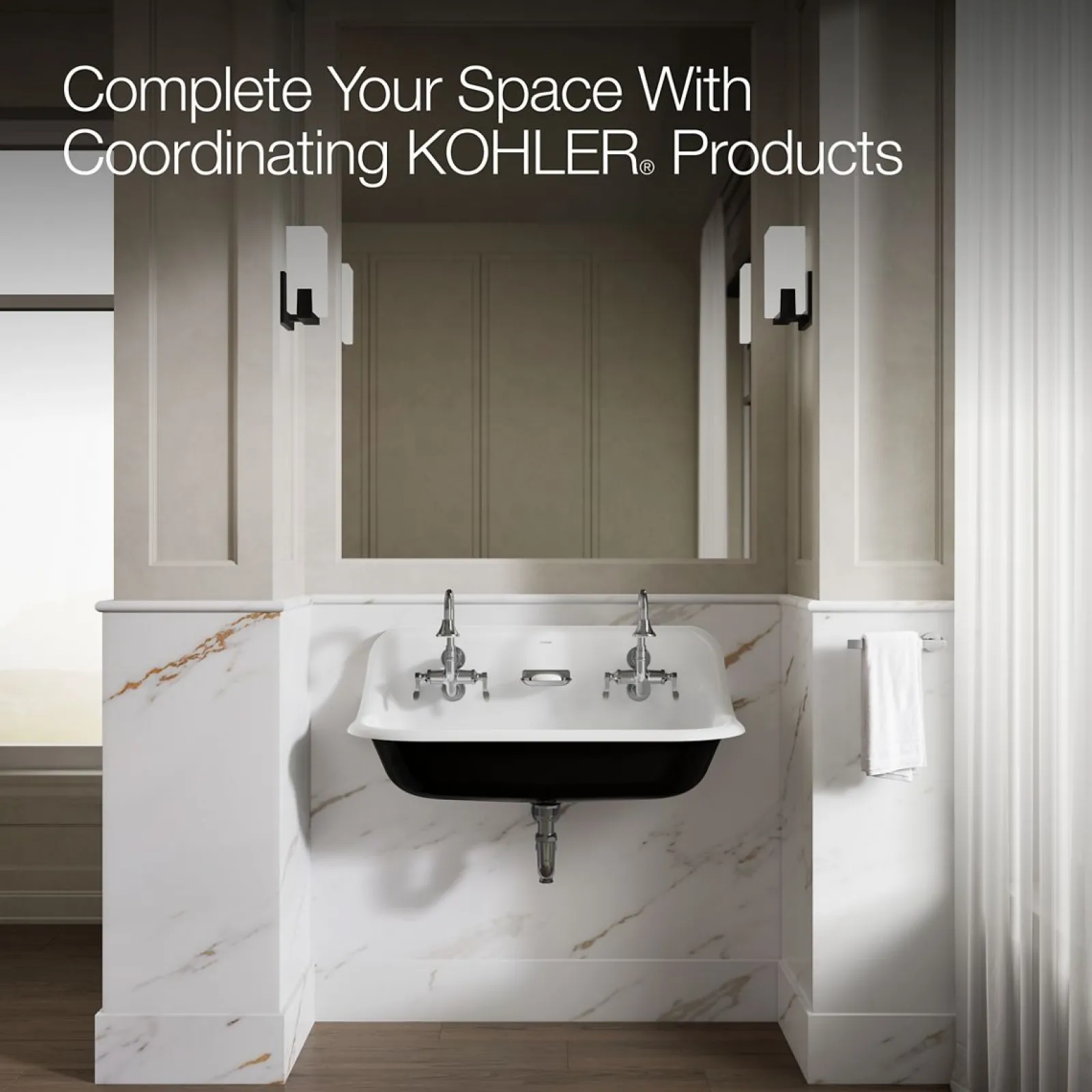 Wall-mount lavatory faucet, 1.2 gpm^Kohler Discount