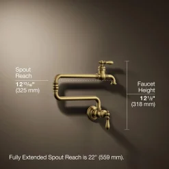 Wall-mount pot filler^Kohler Hot