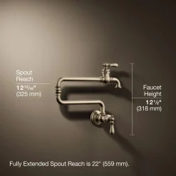 Wall-mount pot filler^Kohler Hot
