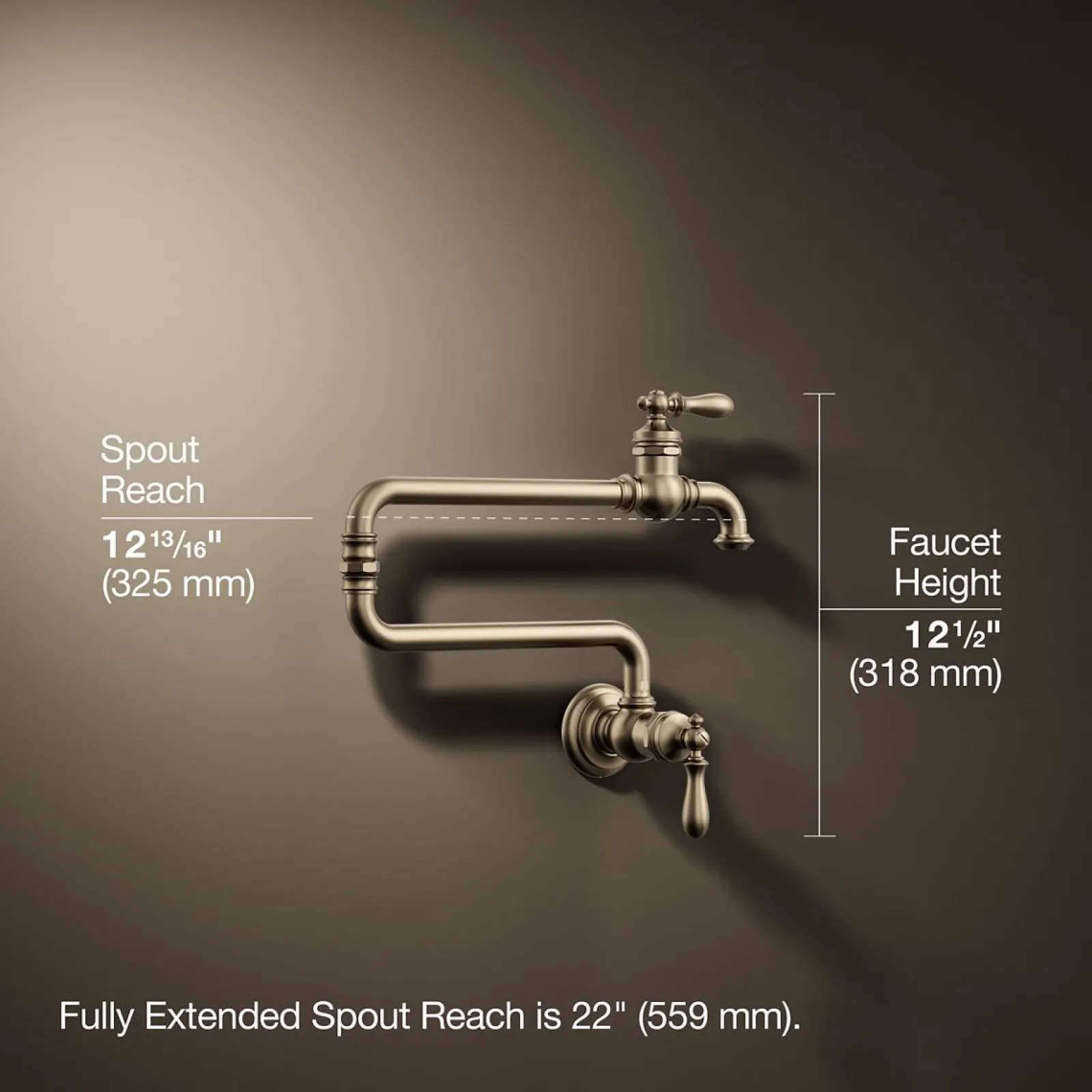 Wall-mount pot filler^Kohler Hot