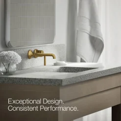 Wall-mount single-handle bathroom sink faucet, 1.2 gpm^Kohler Best