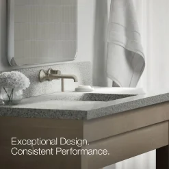 Wall-mount single-handle bathroom sink faucet, 1.2 gpm^Kohler Best