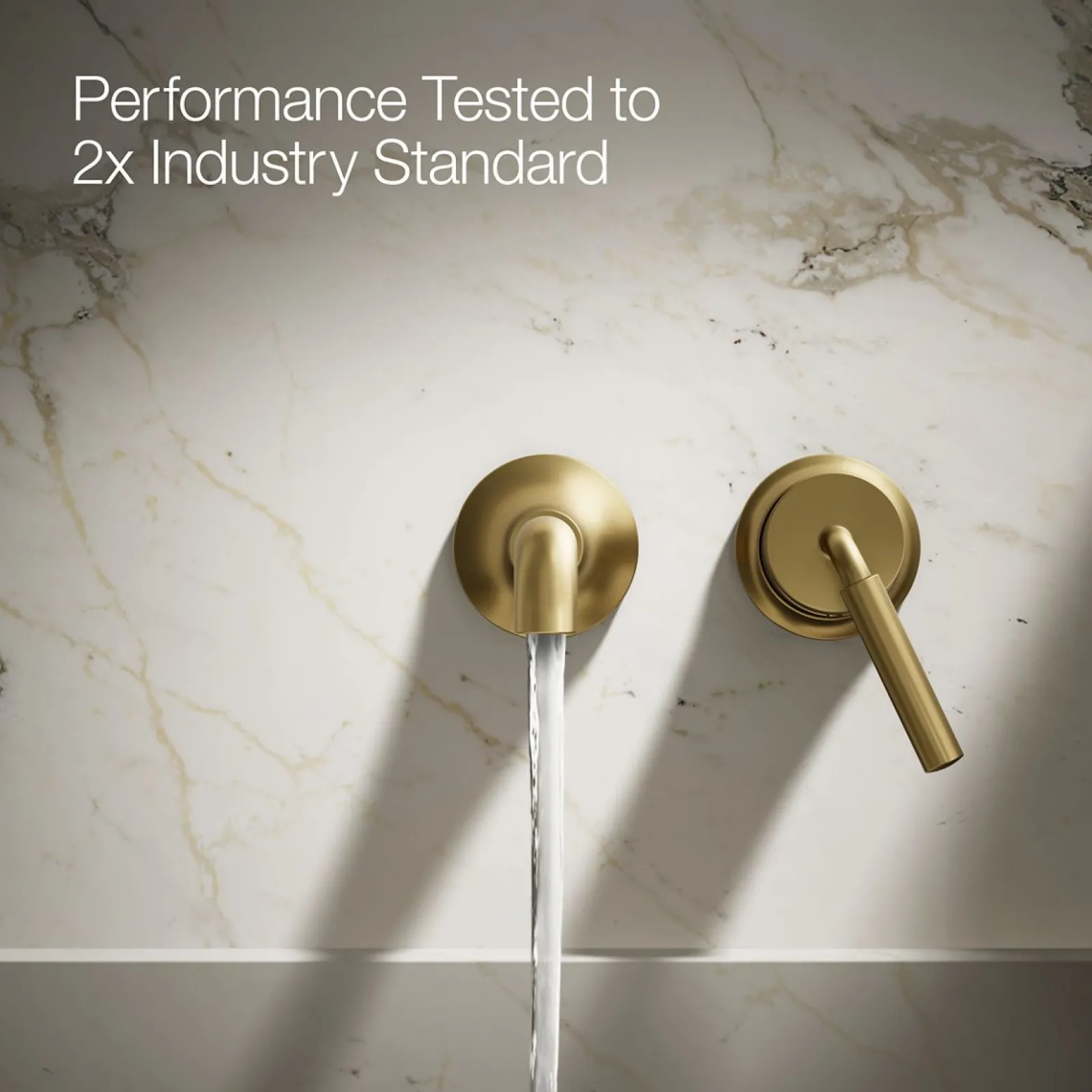Wall-mount single-handle bathroom sink faucet, 1.2 gpm^Kohler Best