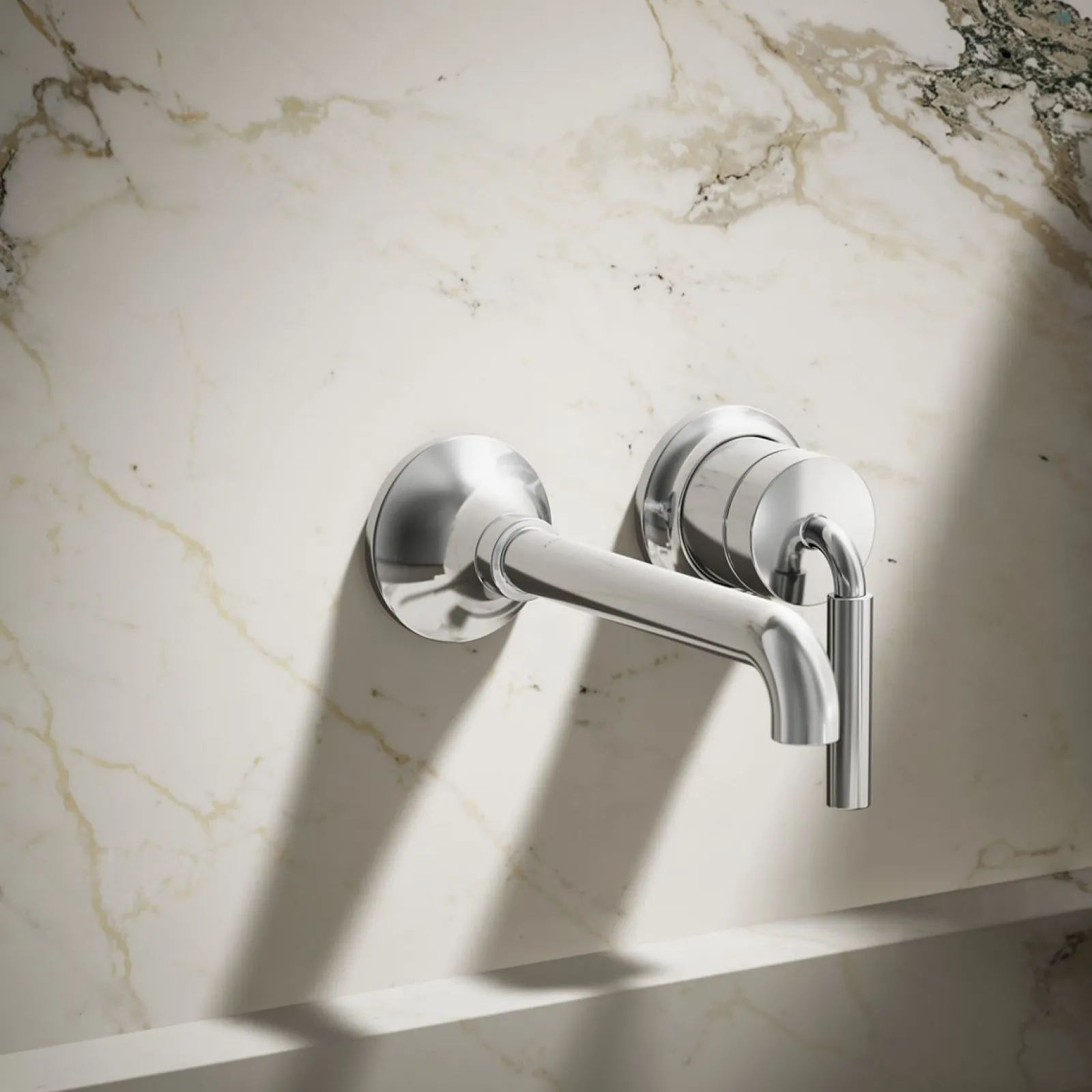 Wall-mount single-handle bathroom sink faucet, 1.2 gpm^Kohler Best