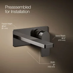 Wall-mount single-handle bathroom sink faucet, 1.2 gpm^Kohler Sale