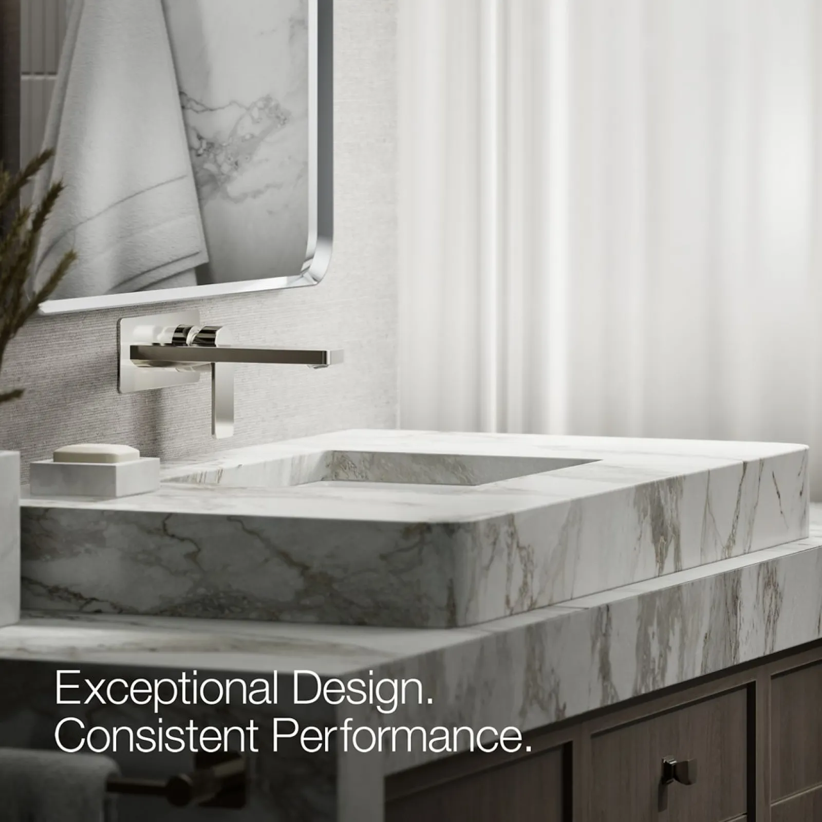 Wall-mount single-handle bathroom sink faucet, 1.2 gpm^Kohler Sale