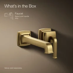 Wall-mount single-handle bathroom sink faucet, 1.2 gpm^Kohler Online