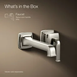 Wall-mount single-handle bathroom sink faucet, 1.2 gpm^Kohler Online
