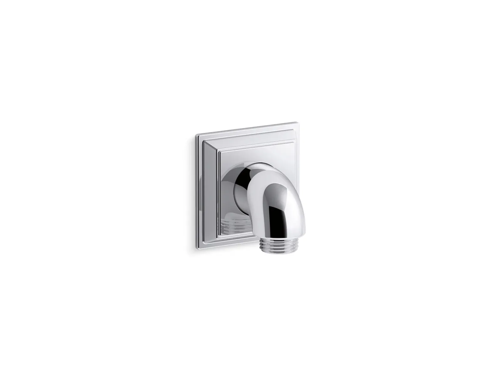 Wall-mount supply elbow with check valve^Kohler Hot