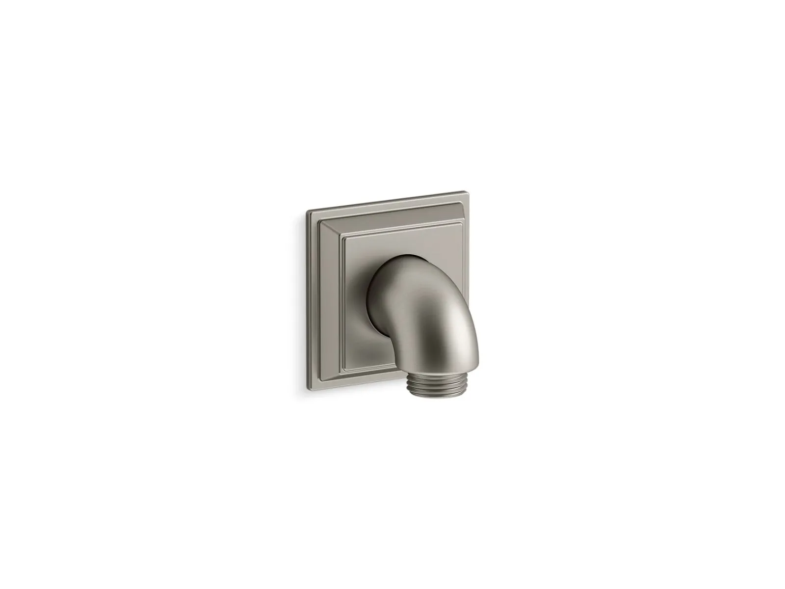 Wall-mount supply elbow with check valve^Kohler Hot