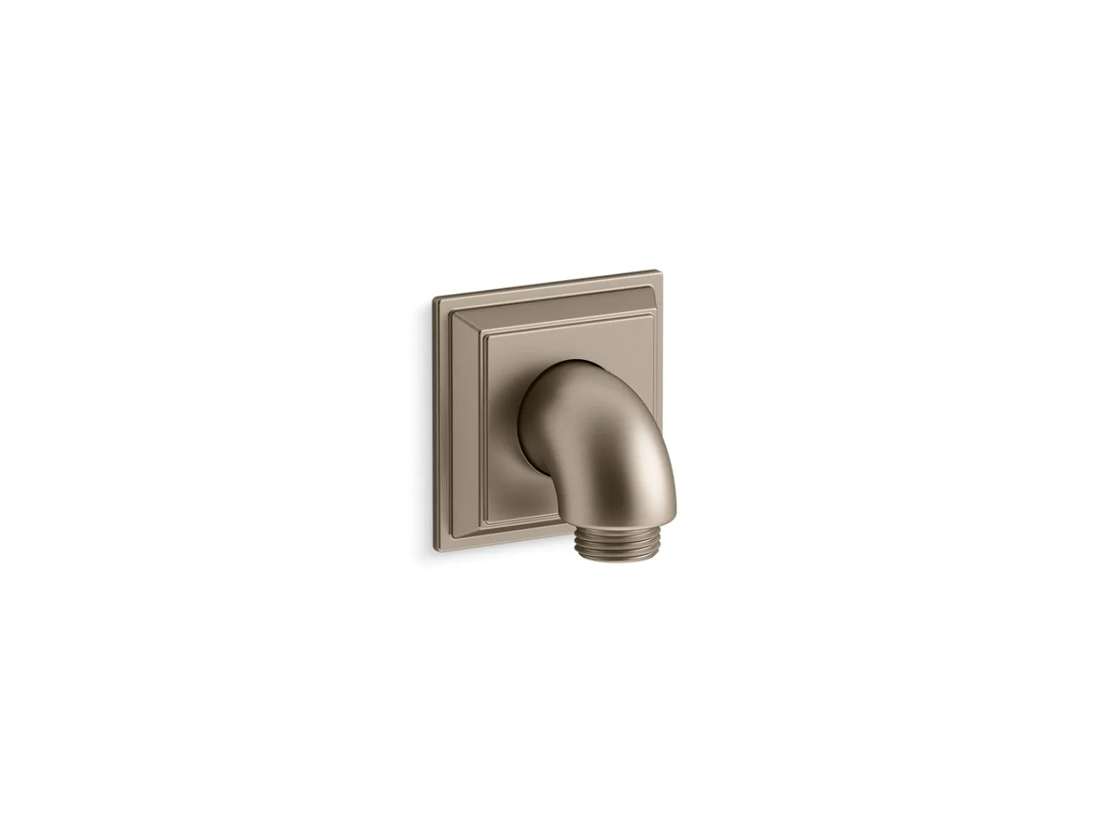 Wall-mount supply elbow with check valve^Kohler Hot