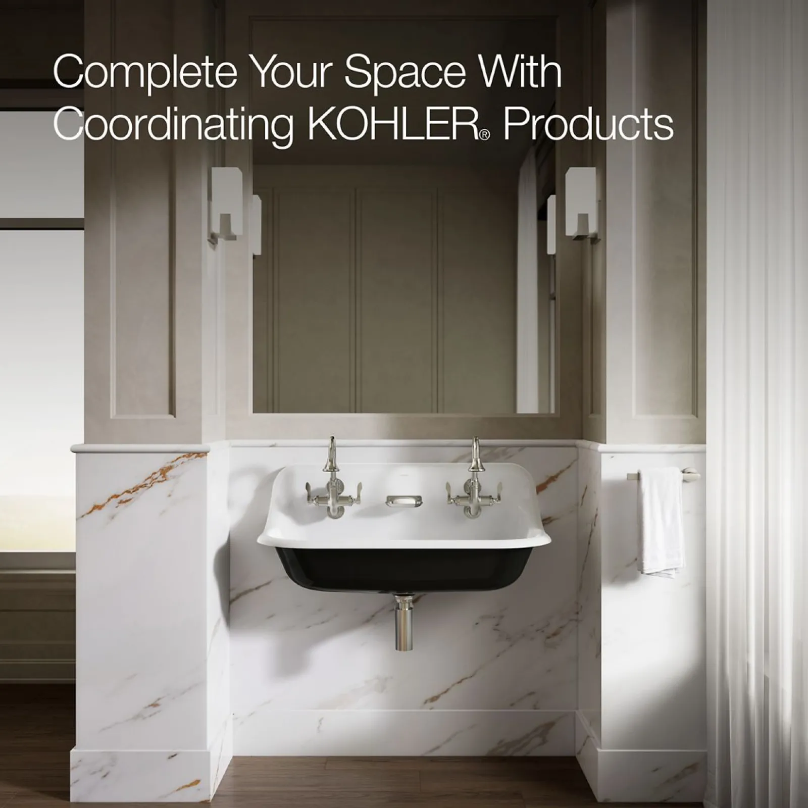36" wall-mount utility sink^Kohler New