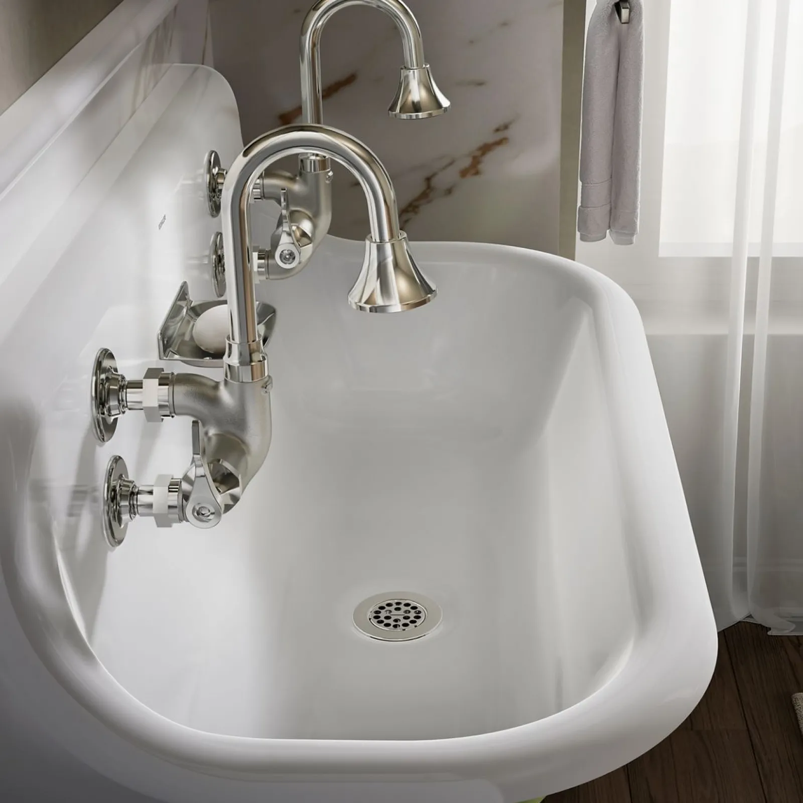 36" wall-mount utility sink^Kohler Online