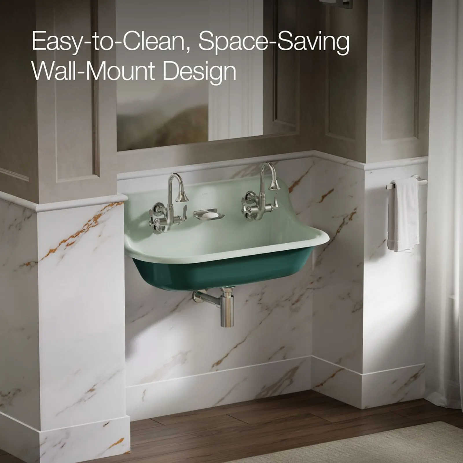 36" wall-mount utility sink^Kohler Hot