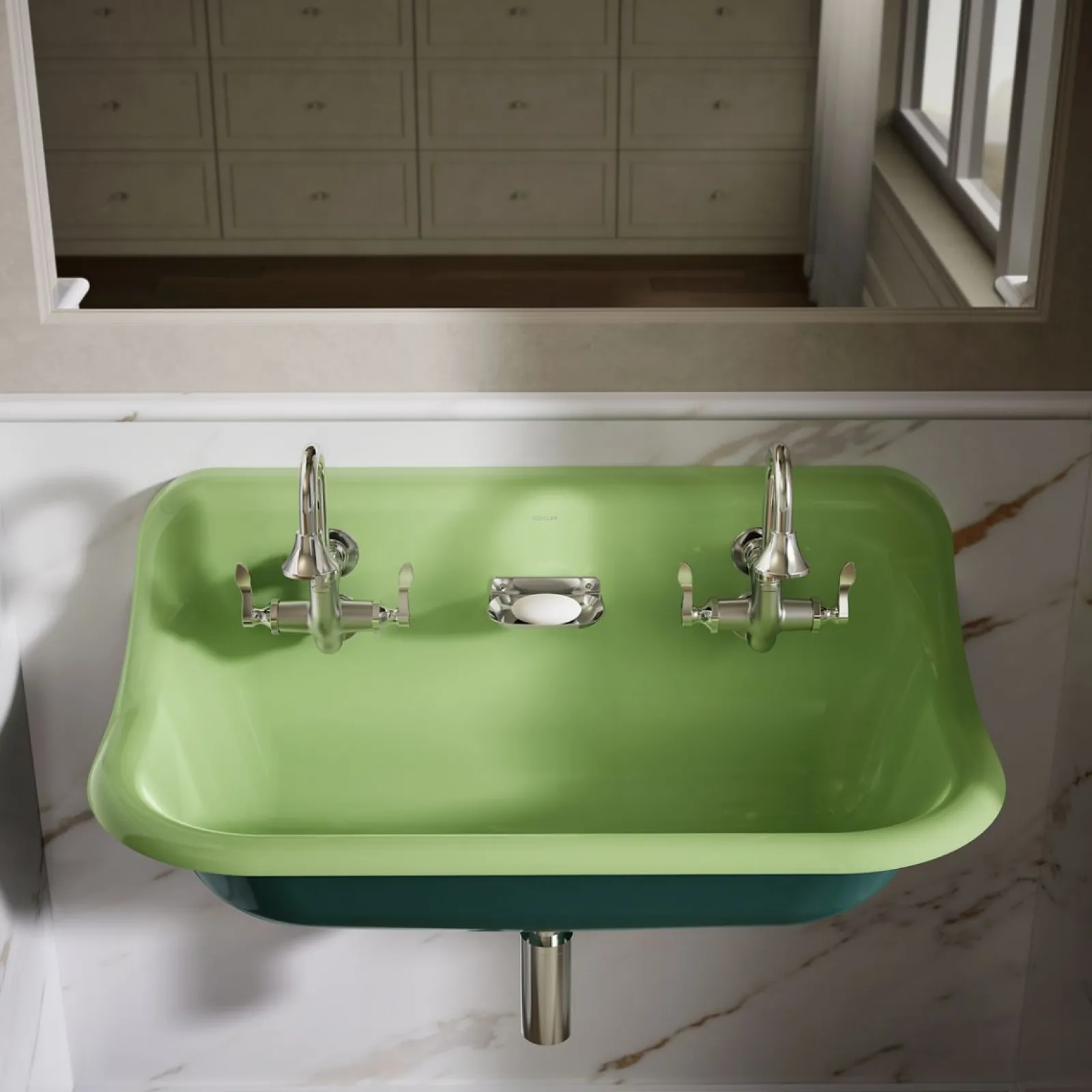 36" wall-mount utility sink^Kohler Hot