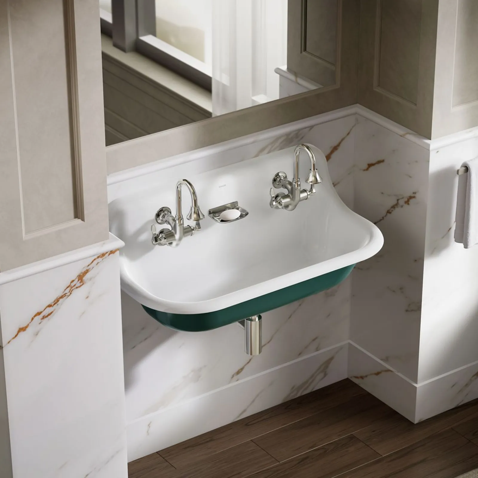 36" wall-mount utility sink^Kohler Hot