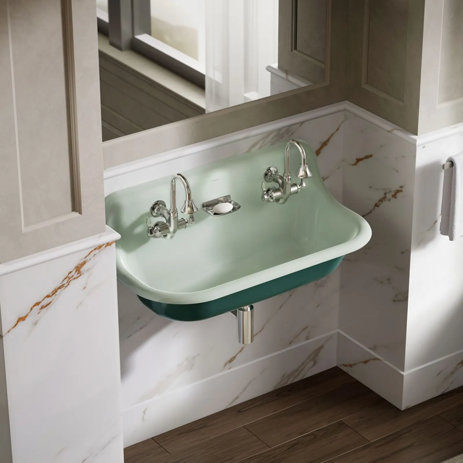 36" wall-mount utility sink^Kohler Hot