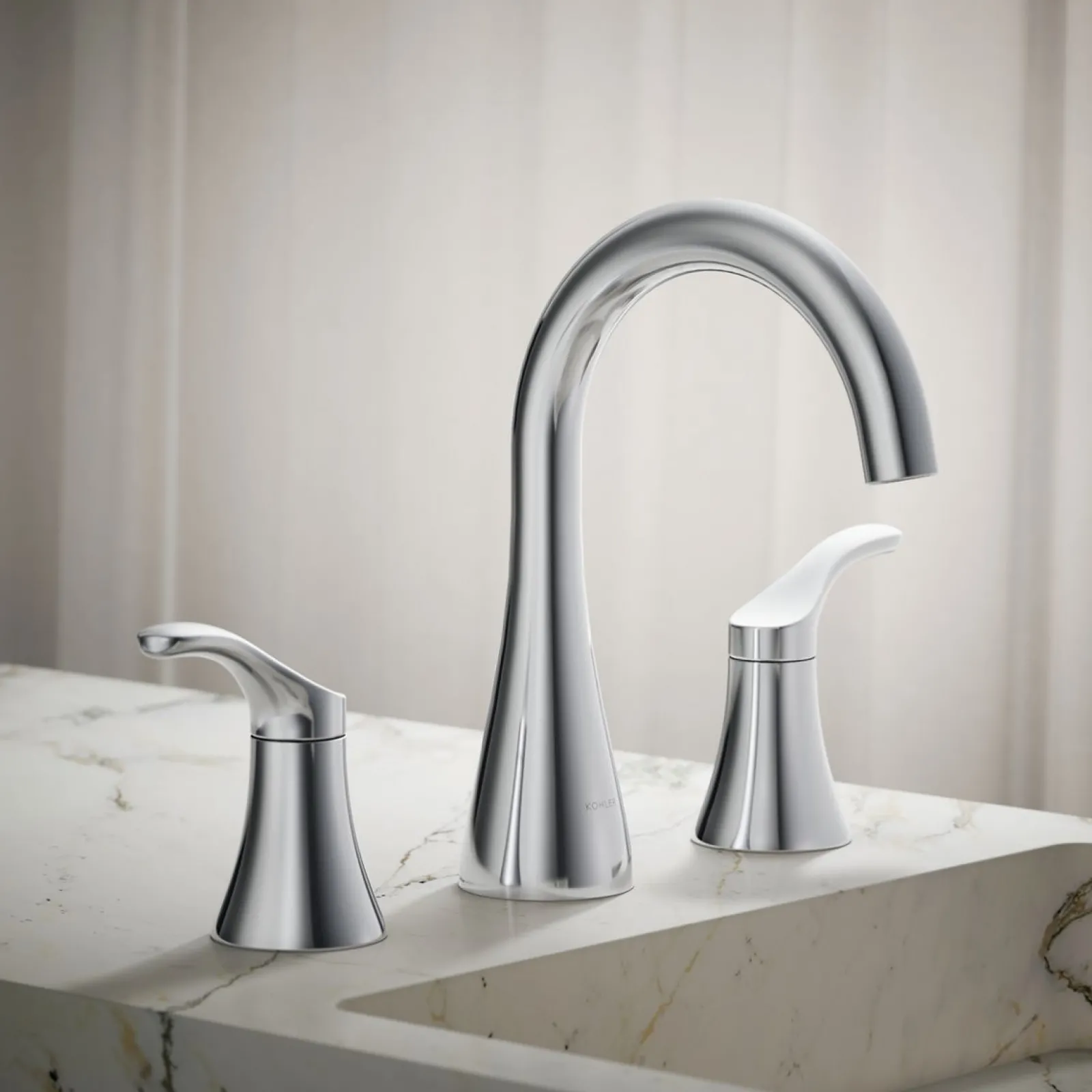 Widespread bathroom sink faucet, 1.2 gpm^Kohler Best