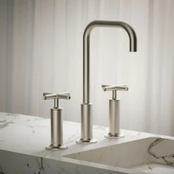 Widespread bathroom sink faucet with Cross handles, 1.2 gpm^Kohler Hot