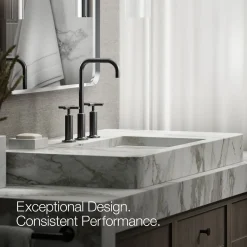 Widespread bathroom sink faucet with Cross handles, 1.2 gpm^Kohler Hot