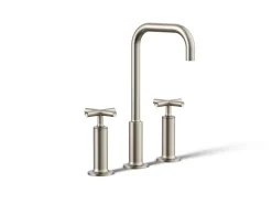 Widespread bathroom sink faucet with Cross handles, 1.2 gpm^Kohler Hot