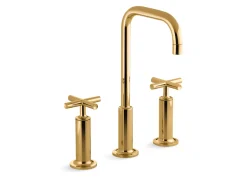 Widespread bathroom sink faucet with Cross handles, 1.2 gpm^Kohler Hot