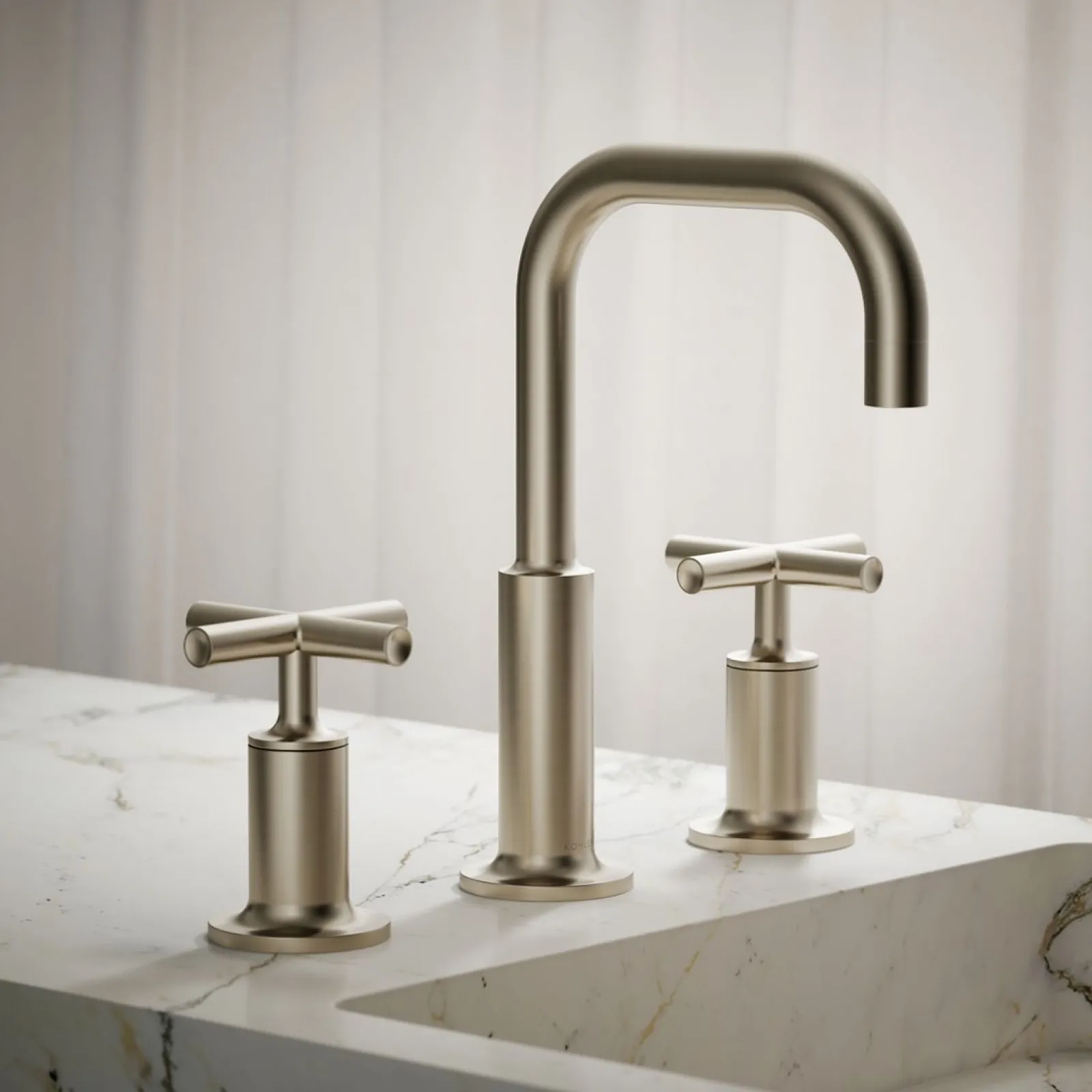Widespread bathroom sink faucet with Cross handles, 1.2 gpm^Kohler Clearance