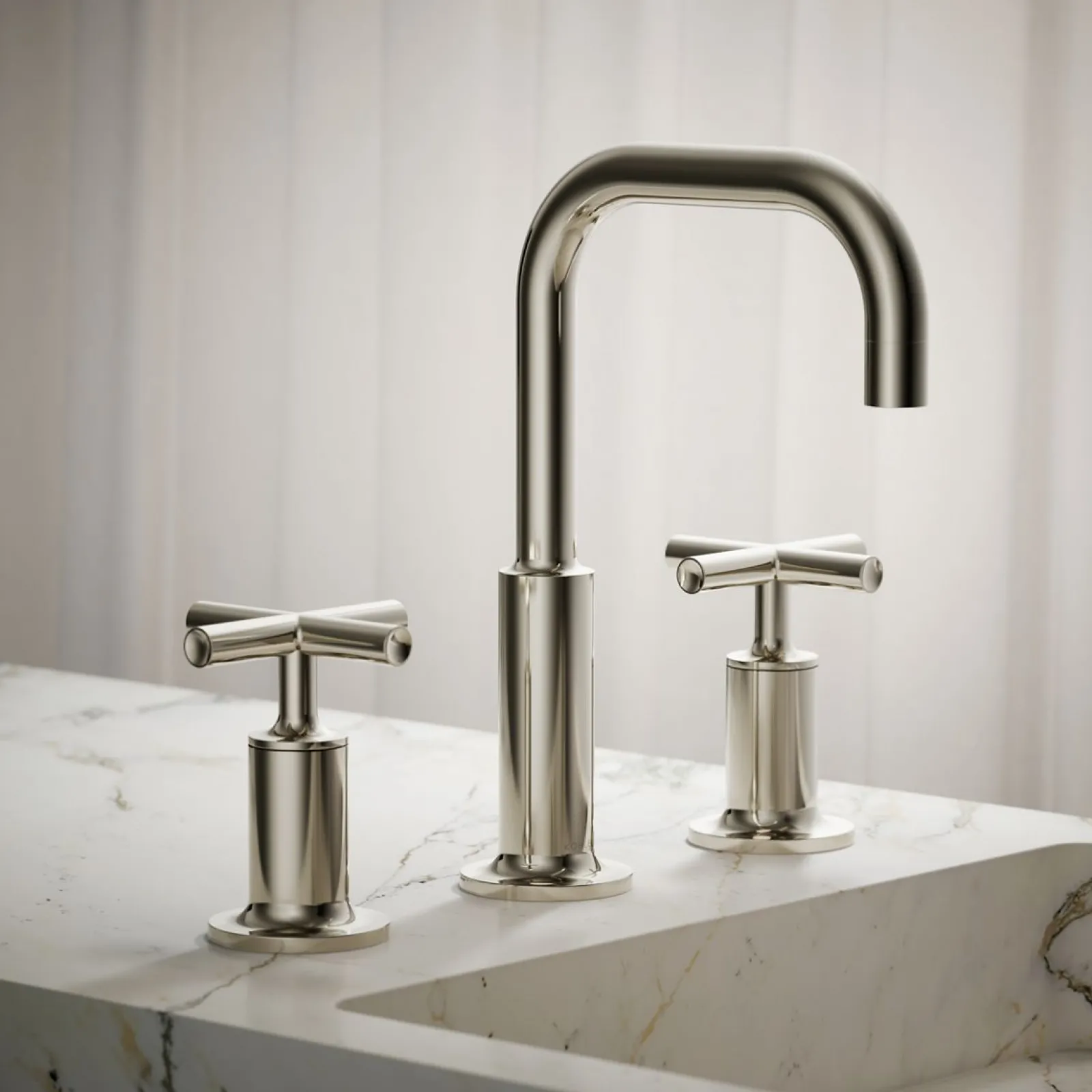 Widespread bathroom sink faucet with Cross handles, 1.2 gpm^Kohler Clearance