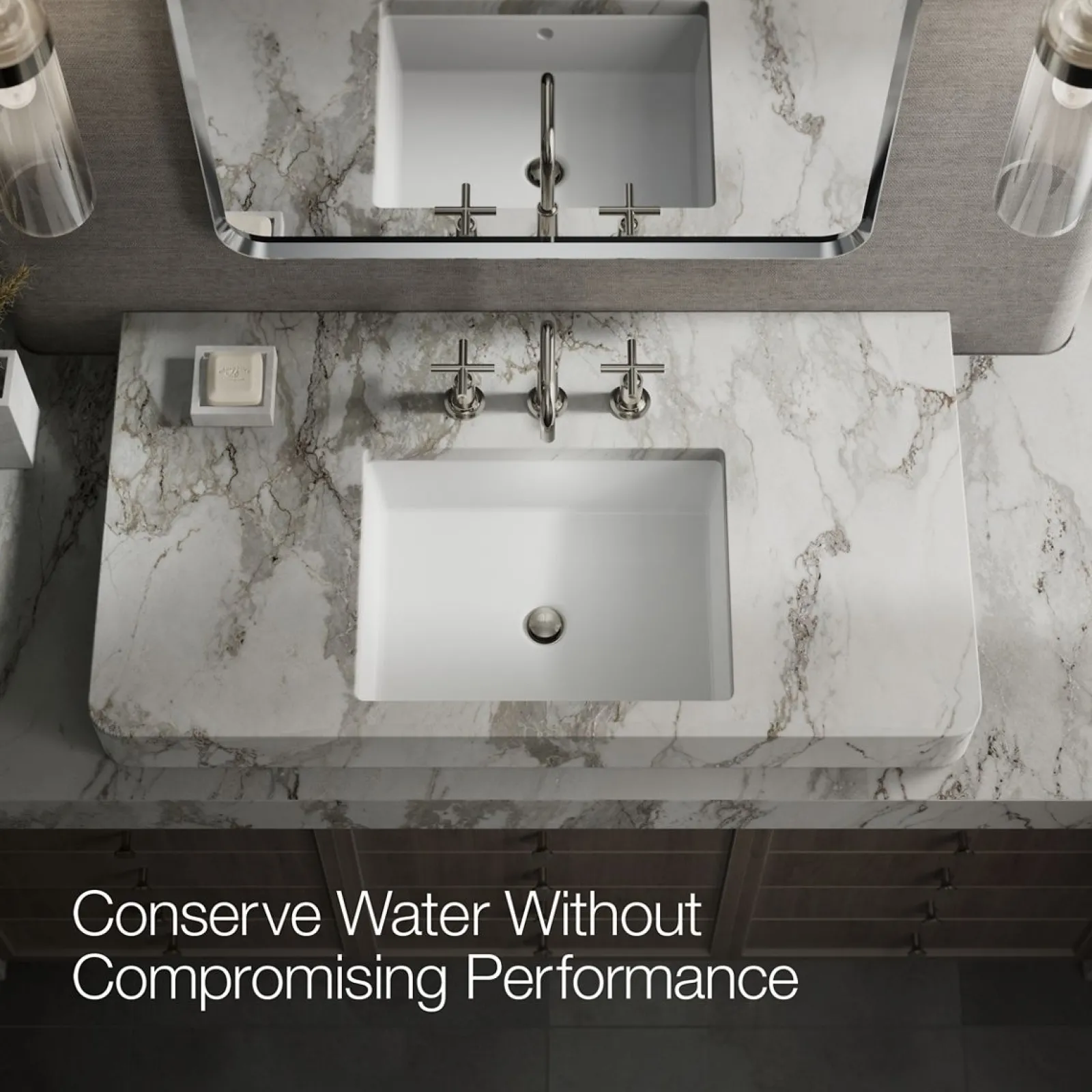 Widespread bathroom sink faucet with Cross handles, 1.2 gpm^Kohler Clearance