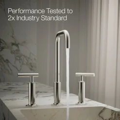 Widespread bathroom sink faucet with Lever handles, 1.2 gpm^Kohler Online