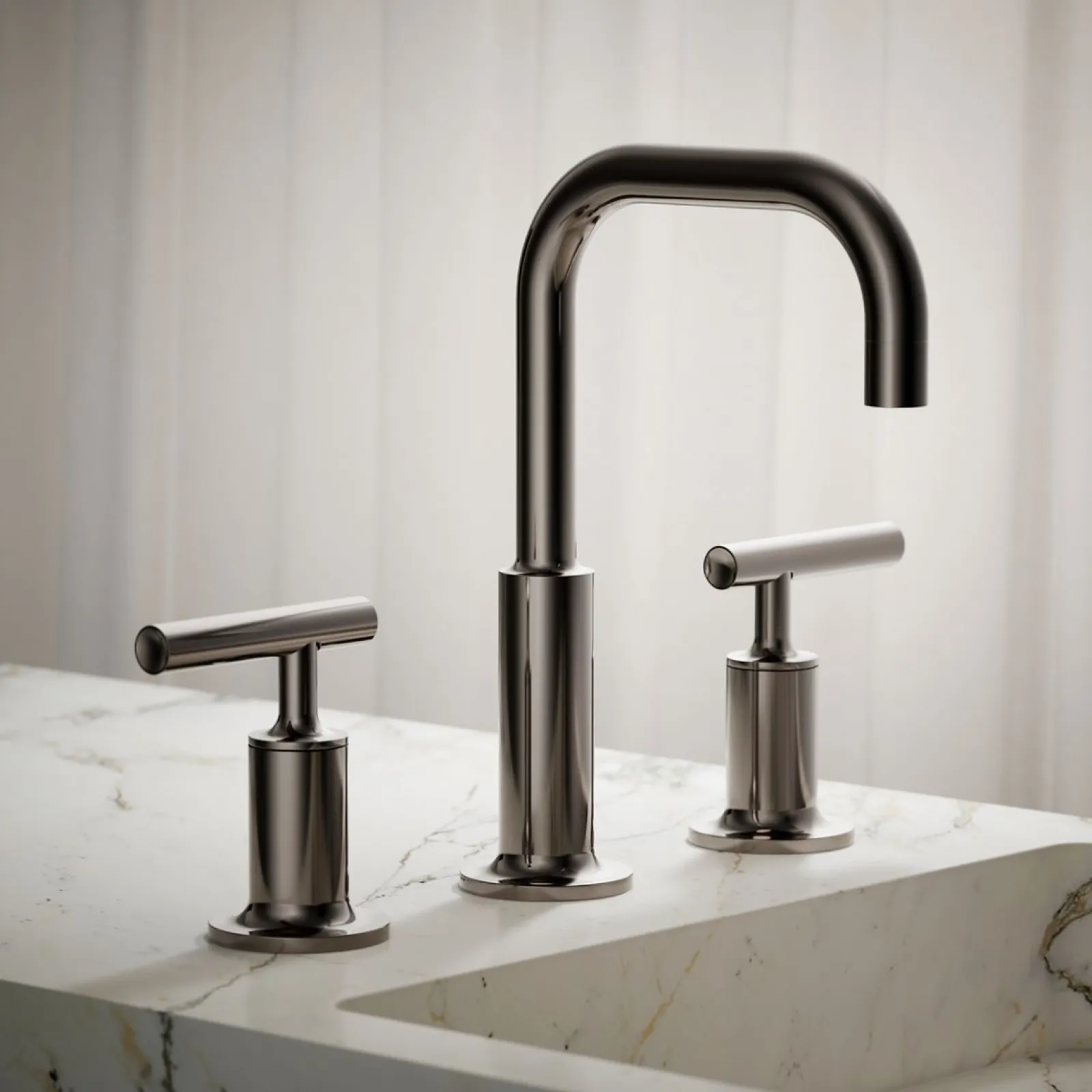 Widespread bathroom sink faucet with Lever handles, 1.2 gpm^Kohler Clearance