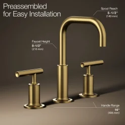 Widespread bathroom sink faucet with Lever handles, 1.2 gpm^Kohler Clearance