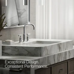 Widespread bathroom sink faucet with Lever handles, 1.2 gpm^Kohler Clearance