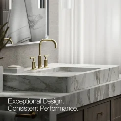 Widespread bathroom sink faucet with Lever handles, 1.2 gpm^Kohler Clearance