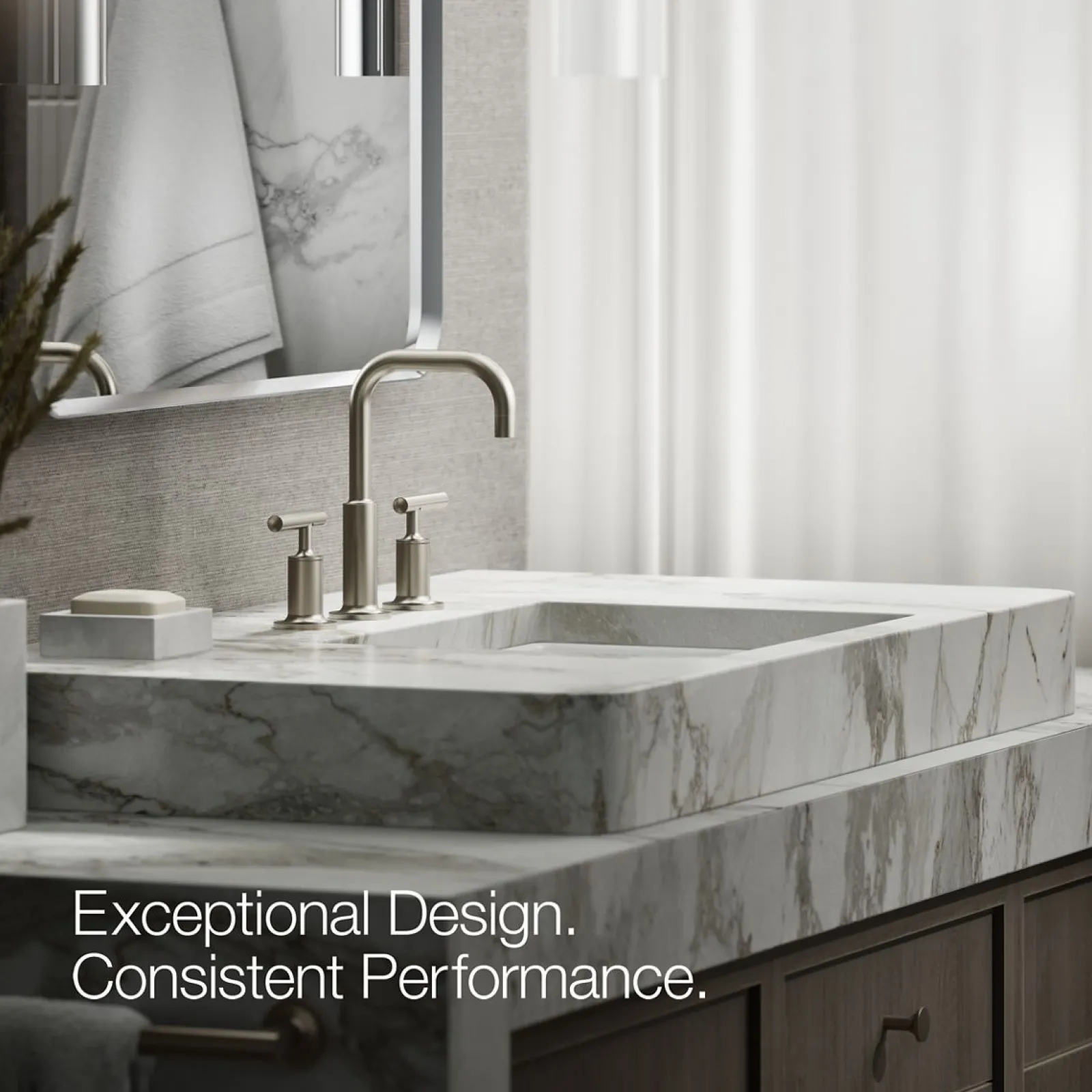 Widespread bathroom sink faucet with Lever handles, 1.2 gpm^Kohler Clearance