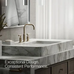 Widespread bathroom sink faucet with Lever handles, 1.2 gpm^Kohler Clearance