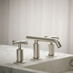 Widespread bathroom sink faucet with Cross handles, 1.2 gpm^Kohler Best