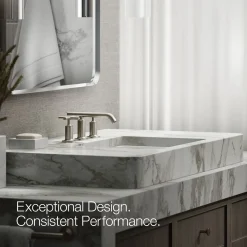 Widespread bathroom sink faucet with Cross handles, 1.2 gpm^Kohler Best