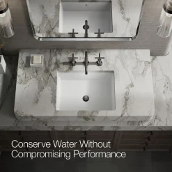 Widespread bathroom sink faucet with Cross handles, 1.2 gpm^Kohler Best